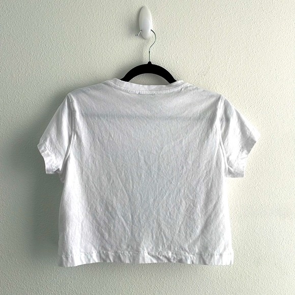 Jordache Vintage No More Bad Days Cropped Tee 80s retro neon dolphin t-shirt | S - Picture 6 of 15
